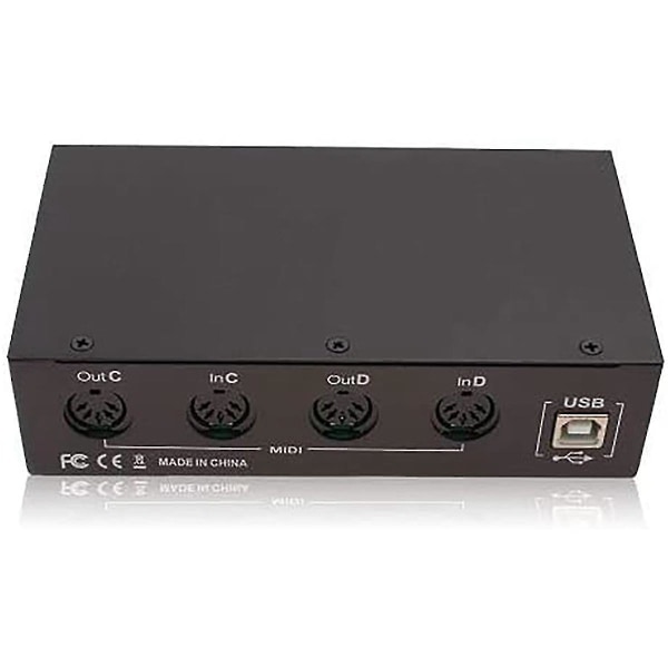Midi Box Musikinstrumenter Usb Midi Interface Thru Box 64 Midi Kanaler