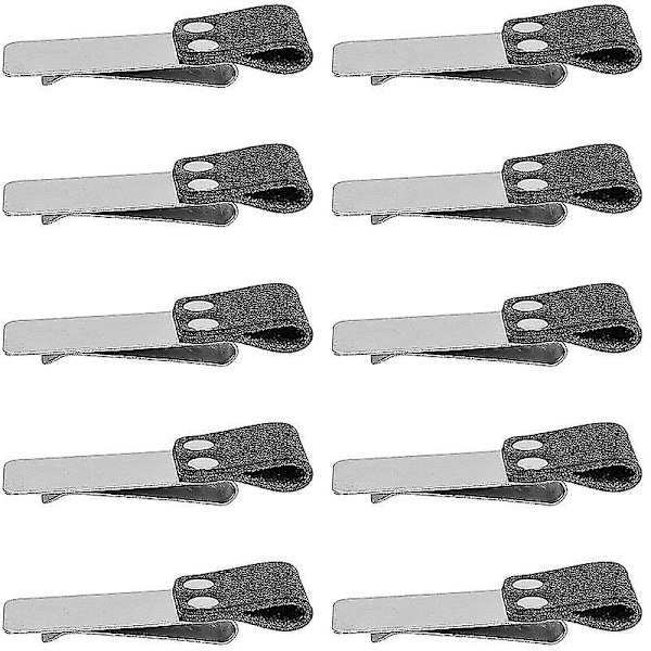 10 stk. Pengeclipsholder Penclips Multifunktionel Filorganiseringsclips Billetterclips