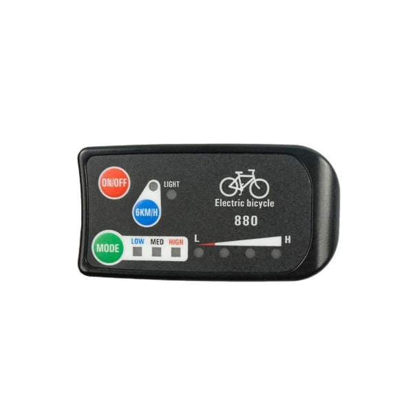 Elektrisk cykeldisplay 36v 48v Ebike Ligent kontrollpanel Lcd-display Led880 Vattentät styrenhet för Kt