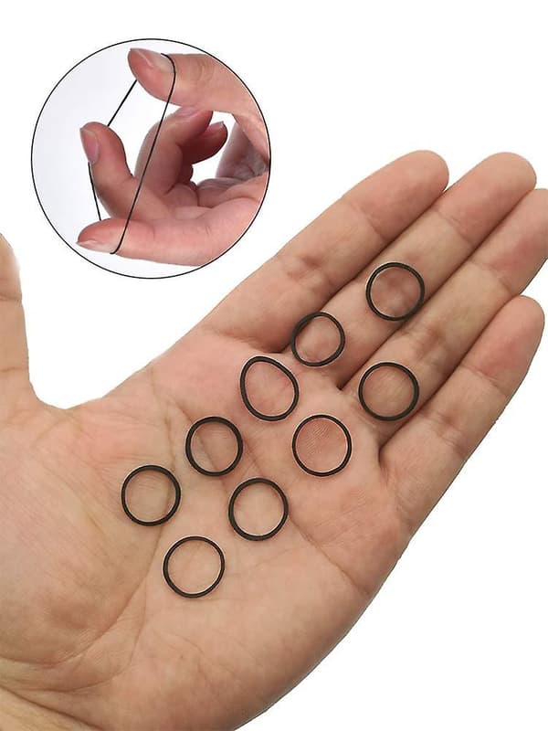 Mini gummibånd, myke elastiske bånd, premium små