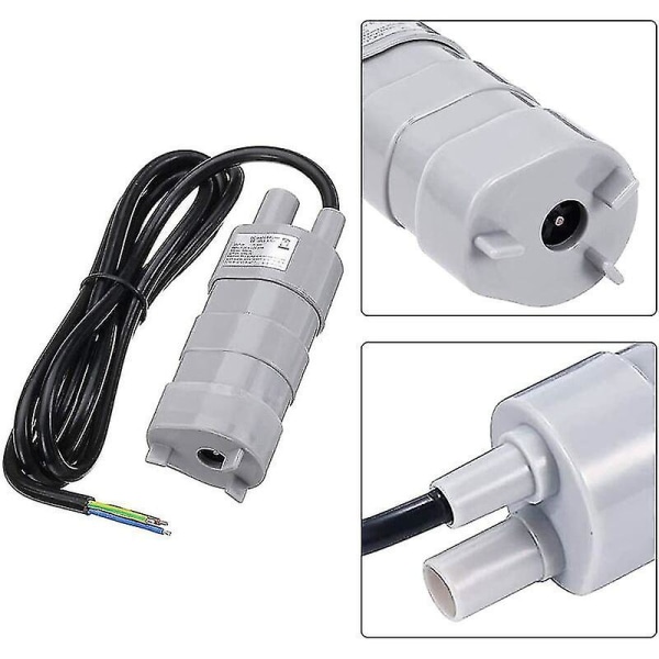 Dykpumpe, DC 12v High Flow Vandpumpe, Dykpumpe, Ferskvandspumpe, Bådpumpe til Rv, Dam, Akvarium, Brusebad, Have, 840l/h