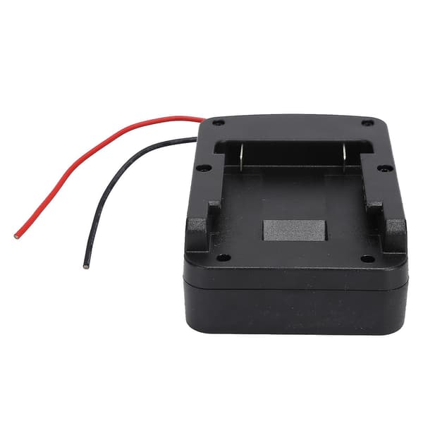 Batteriadapter til Bosch 18V Lithium Batteri Strømadapter Dock Strømkonektor Sort