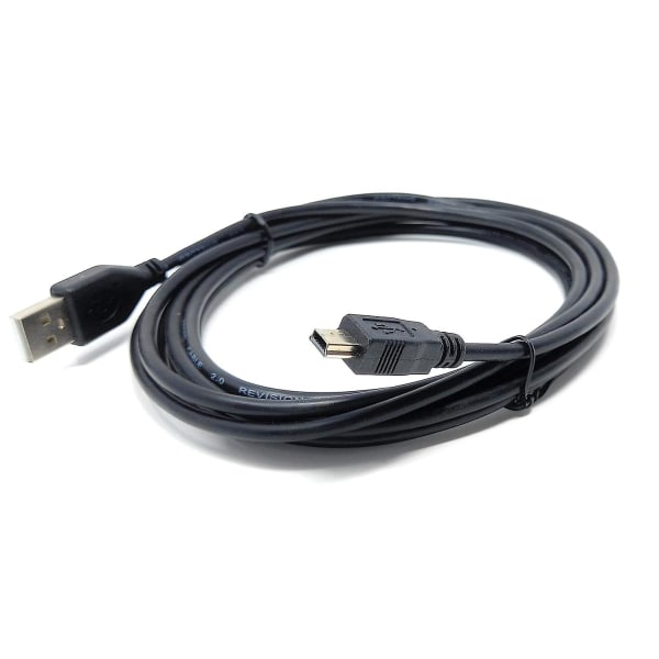 5m Mini Usb Til Usb 24awg 2.0 Hi-speed 2.0 A-han Til Mini-b 5pin Kabel Strøm & Data Ledning (16.5ft, Sorte Nikkel Stik)