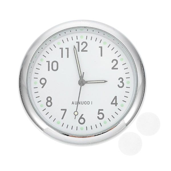 Klistre-på-klokke Dekorativ Bilklokke Metall Bilklokke Digital Bilklokke For Dekor