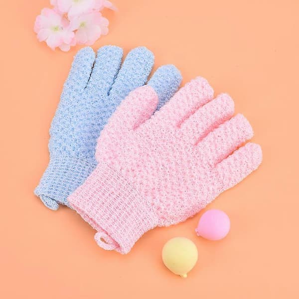 Eksfolierende handsker, eksfolierende badehandsker, skrubbehandsker, spa-svampe, badehandsker