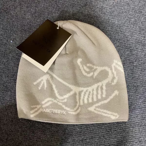 ARC'TERYX Herre Cap Casual Varm Vinter Ski Cap Lys Grå