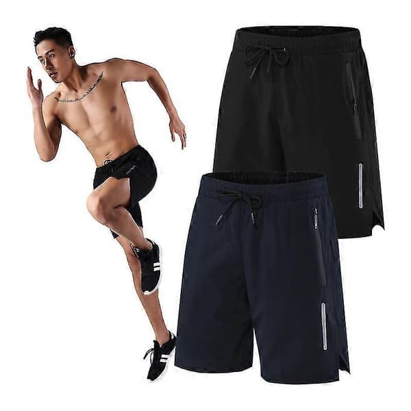 Åndbare sportsshorts til mænd Blue XXL