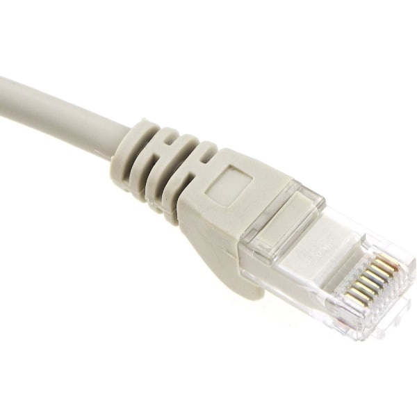 Grå nätverks Ethernet RJ45 Cat5e-cca UTP Patch 26awg kabel 1m [1 meter]