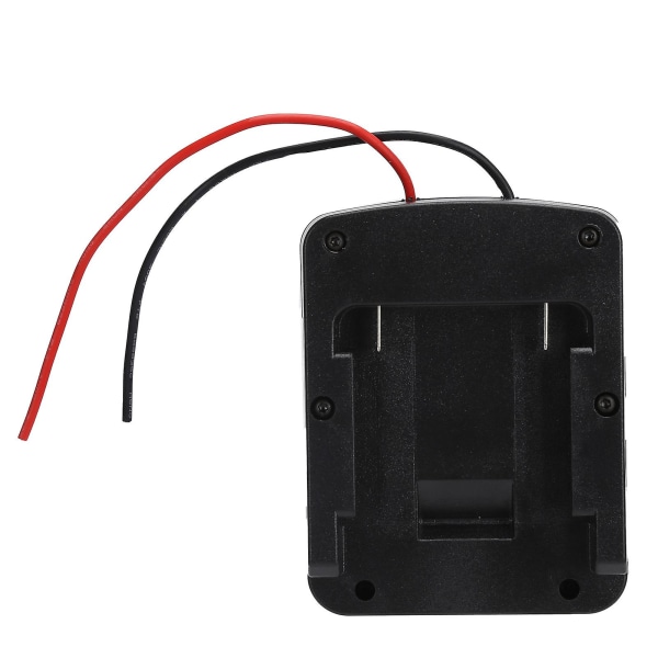 Batteriadapter for Bosch 18V Lithium Batteri Strøm Adapter Dock Strømkontakt Svart