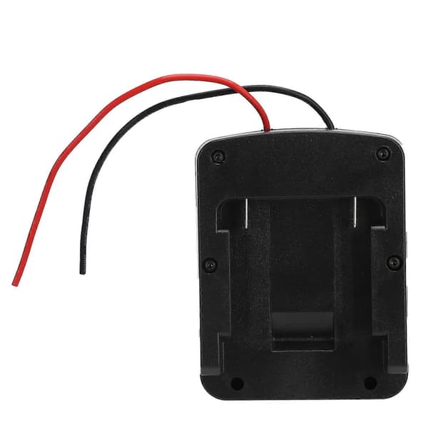 Batteriadapter til Bosch 18V Lithium Batteri Strømadapter Dock Strømkonektor Sort