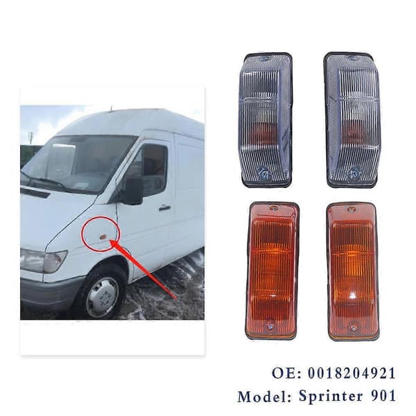 2 stk. siderepeaterlampe for Sprinter 1995-2006 0018203921 0018204021
