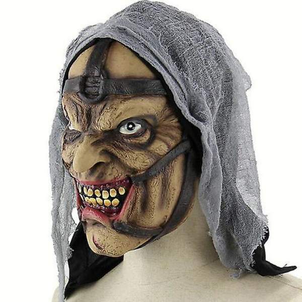 Halloween Cosplay Skräck Latex Djävul Mask Läskig Kostym Ansiktsmaskerad Maskeraddräkt