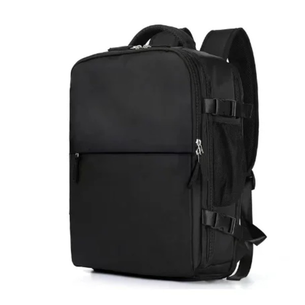 35L Resväska Laptop Ryggsäck USB Laddning Multifunktionell Skolväska Vattentät Resväska Axelväskor med Skoficka style3  black