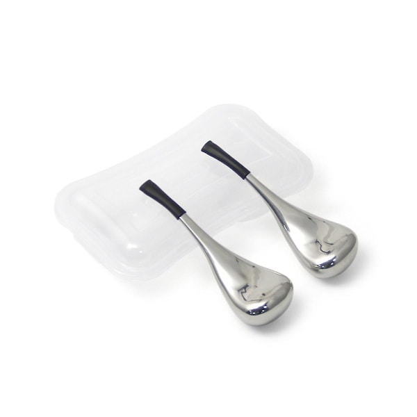 Ice Globes Spoon Massager Ansigtshudpleje Fryseredskab Rustfrit Stål Ansigts Skønhedsrulle Køling M