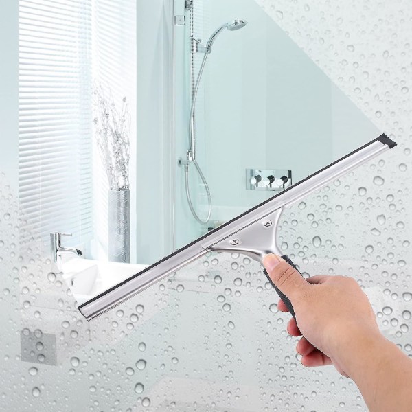 Shower Wiper Stainless Steel Wiper Household Water Cleaning Wiper Wiper For Bathroom Windo