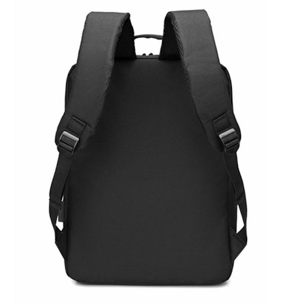 15,6-tums laptopryggsäck för män, nylonryggsäck för skolan med USB-laddning, vattentålig gray 31X14X42CM 989