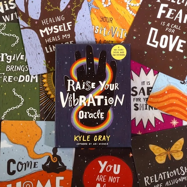 Öka din frekvens: 48 orakelkort av Kyle Gray – Ett kraftfullt andligt verktyg för transformation