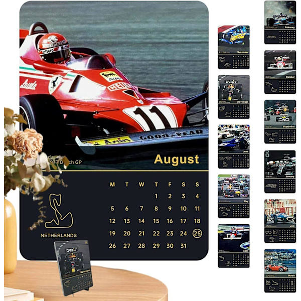 Formula 1-kalender för 2024 för bilfans, 100% ny