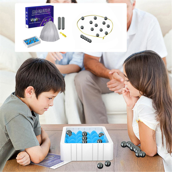 Black Friday 2023 Magnetic Chess Game, Magnetic Chess Board, Magnetic Effect Chess Board Game, Chess Magnetic Effect, Training Concentration Chess Puz