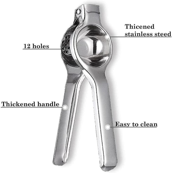Manuel citronpresser i rustfrit stål