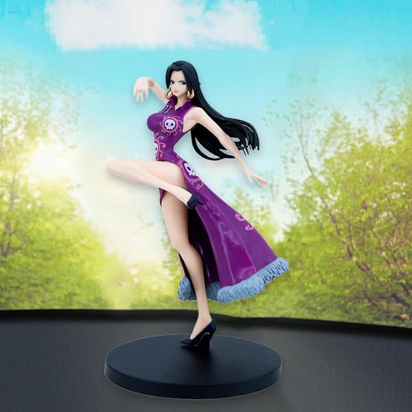 21cm One Piece Figur Samleobjekt Miniatyr Figur Solid Modell Temperament Boa Hancock Modell Figur Japansk Anime
