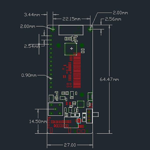 Lora32 V2.1 Esp32 Bluetooth Wifi Trådløst Modul 433mhz 0.96 Tommer Bluetooth Wifi Trådløst Modul S