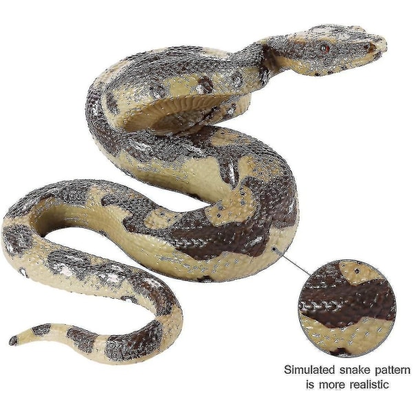 Halloween-temppuihin väärennetty käärme Pyon Snake Toy -kumi käärmehahmo