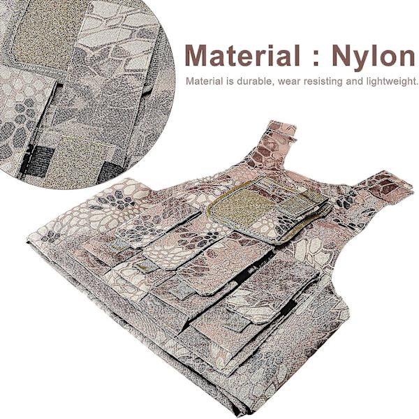Børne Taktisk Vest Camouflage Kampvest Udendørs Felt Spil Kampkunst Træning Beskyttelse