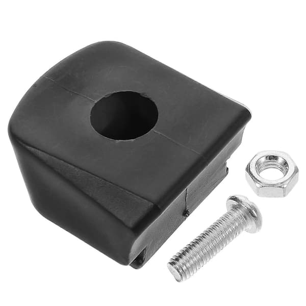Kompakte rulleskøjtebremseklodser til frontbrug 3 sæt sort materiale Black 4.50X4.30X2.60CM