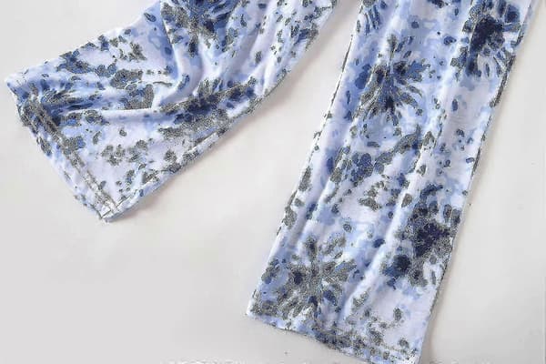 Pyjamas för kvinnor i plusstorlek, loungewear, sommarpyjamas i bomull