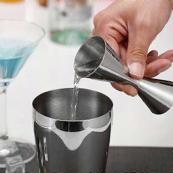 Cocktailmåler i rustfritt stål, målebeger 30 ml/45 ml