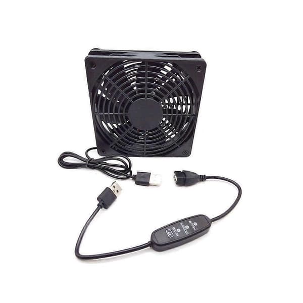 Ruter Plug and Play USB Stillegående Kjølebase G1T1 Black single style 1pcs
