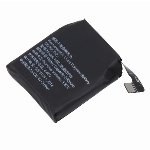 Til Huawei Watch GT 3 42mm 3.87V 292mAh Li-Ion Polymer Batteri Samlekomponent (Encode: HB522025EFW) (