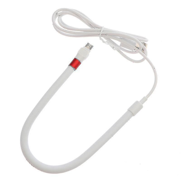 115x1x1cm Vit Mobiltelefonställ Laddningskabel Mobiltelefon Universalfäste Datalinje Bordsskiva