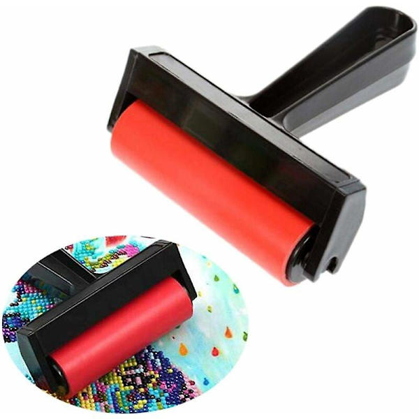 5D DIY Diamantmaleri Rulle for Voksne - Rhinestone Broderikit (1 Stykk, Rød)