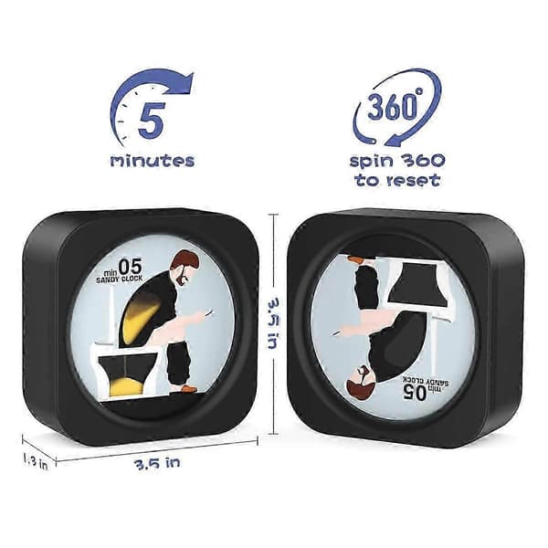Julklappar för män Julkul toalett sand timer bajs presenter, vuxen presenter