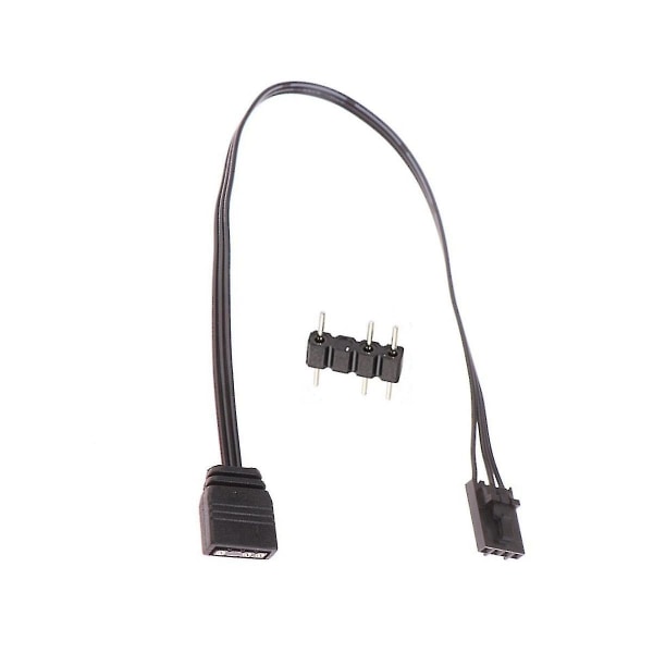 Til 4-pin Rgb til Argb 3-pin 5v adapterstik Rgb kabel 25 cm
