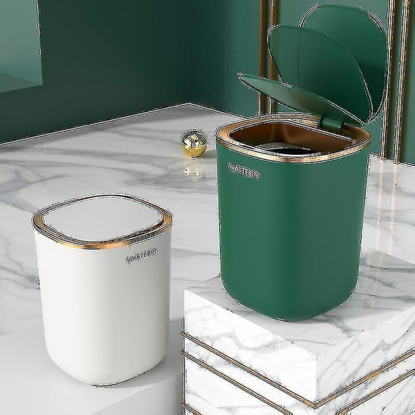 Smart Sensor Soptunna Köksbadrum Toalett Papperskorg Bästa Automatisk Induktion Vattentät Soptunna Med Lock 12l (Svart