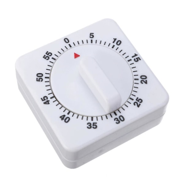 Køkken Lille Kvadratisk Timer 60 Minutters Timer Påmindelse Mekanisk Timer