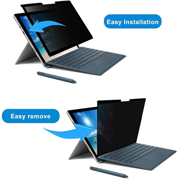 Sekretesskydd för Microsoft Surface Pro X/Surface Pro 8 (utgiven 2021)/Surface Pro 9 (utgiven 2022)