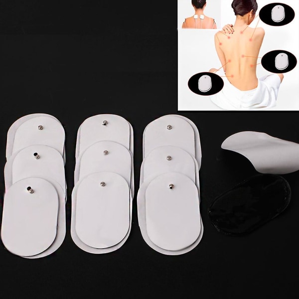 10 stk Silikone Gel Ti-enheder Elektrodeudskiftning massagepuder