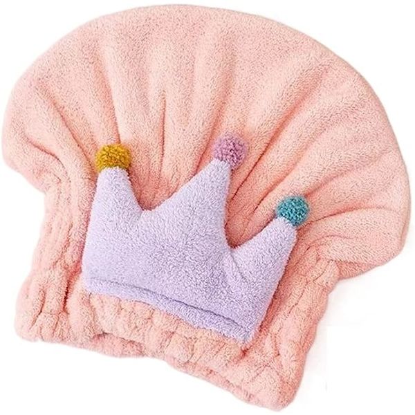 Nopeasti kuivuvat hiuspyyhkeet Hiusturbaani Kylpyhatut Kannettava koralli fleece suihkumyssy Kylpytarvikkeet (Väri: D, Koko: 1)