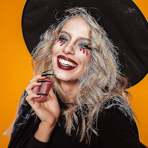 2 stk. realistiske falske tunger, strækbare falske tunger, tricks, kunstige tunger, rekvisitter, forfærdelige realistiske tunger, Halloween