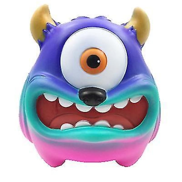 Sakte rebound overdimensjonert enøyd monster Squishy, anti-stress avslappingsleke for barn voksen