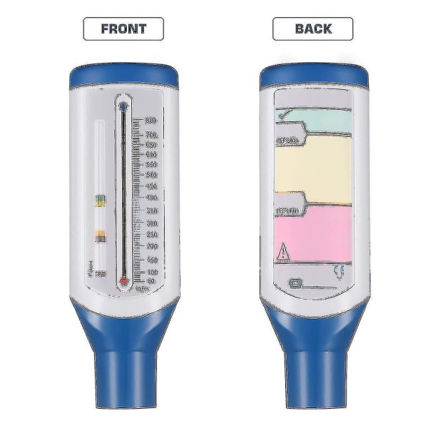 Bærbar personlig spirometer peak flow - Ekspiratorisk flowmåler - Spirometrisk lungefunktion