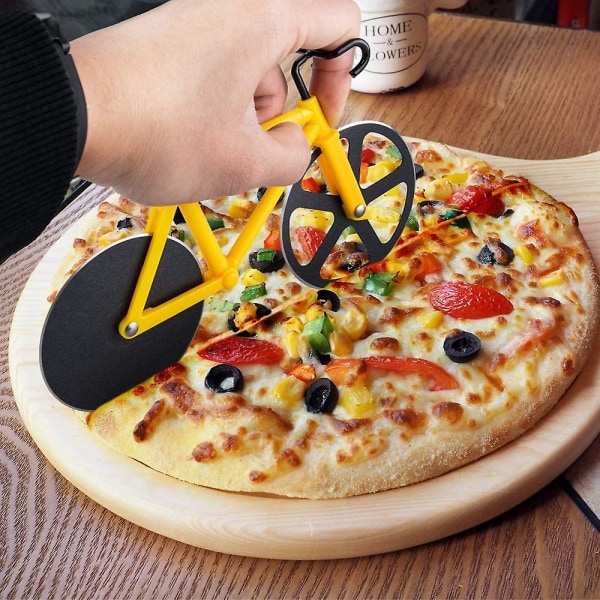 1 kpl Pizzaleikkuri Sininen Polkupyörä Pyörä Pizza