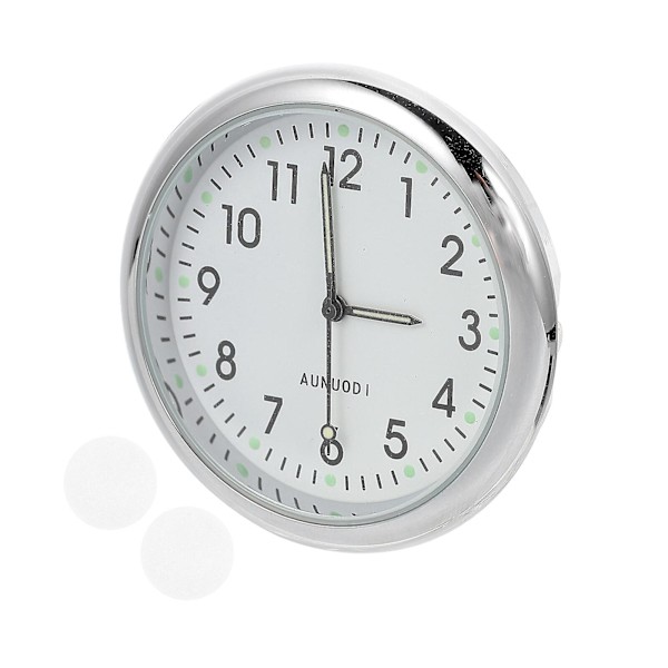 Klistre-på-klokke Dekorativ Bilklokke Metall Bilklokke Digital Bilklokke For Dekor