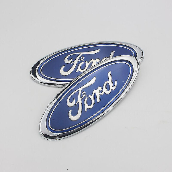 9\" 3-nastainen sininen Ford-soikea säleikkömerkki Transit Mk6 Mk7 2006 - 2014 (hy)