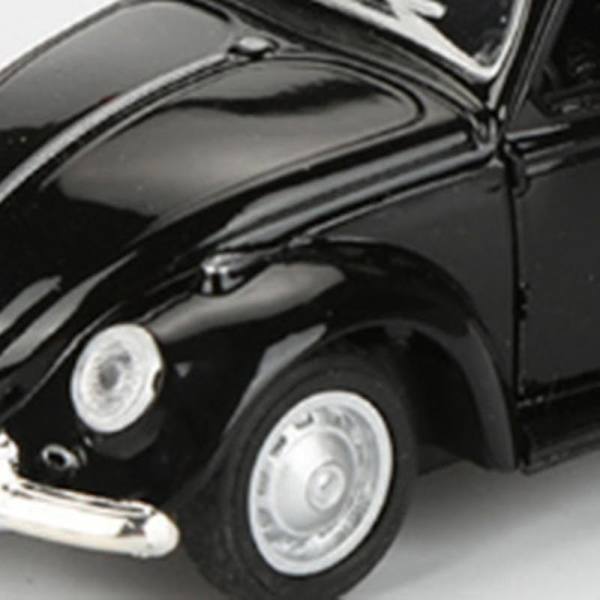 2023 - Vintage Beetle Diecast Træk-Tilbage Bilmodel Legetøj Hvid