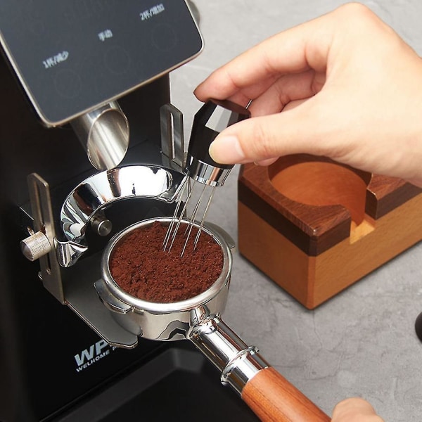 Kaffemikser Metallkaffe Espresso røreverk Røreverktøy Matgodkjente rustfrie stålnåler svart